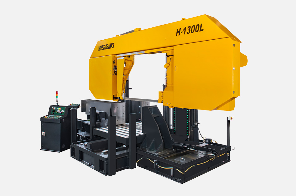 H-1300L Column Type Semi-Automatic Band Saw